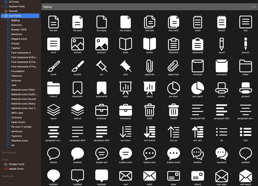Iconfont Integration Greenlight FontBase Forum Iconfont integration greenlight fontbase forum