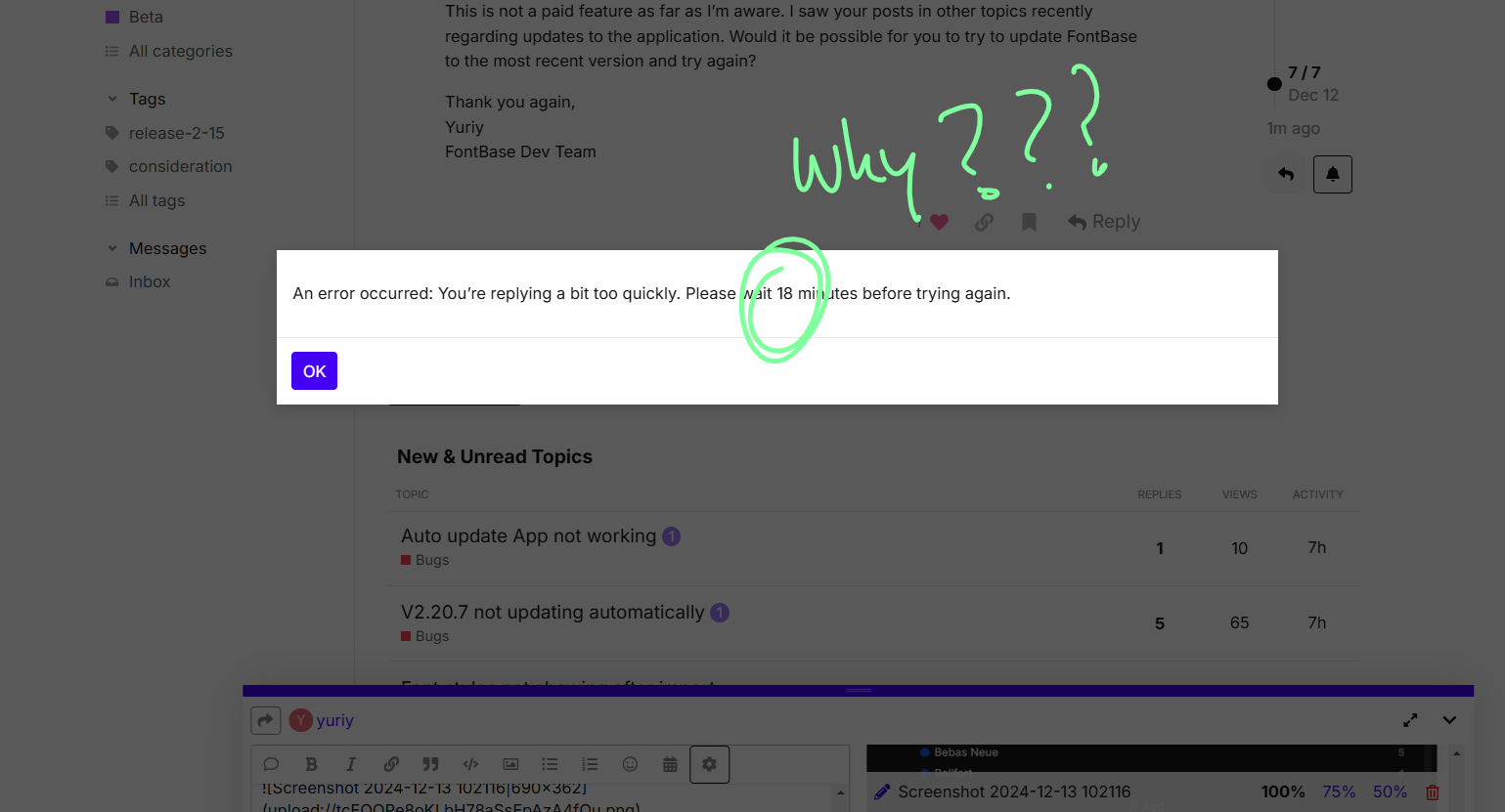 Autoactivate Enable/Disable - Questions - FontBase Forum